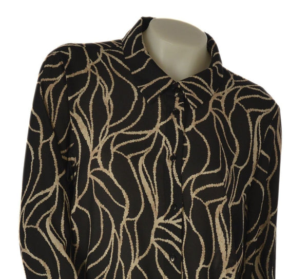 CAMICIA DONNA ELISA CASTELLI TAGLIE OVER FANTASIA MANICA LUNGA ART. 1513