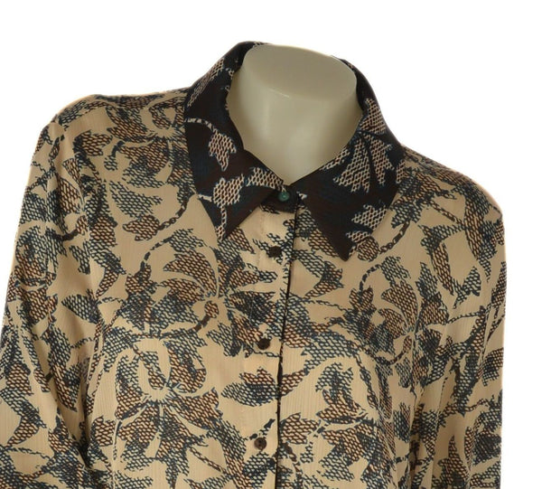CAMICIA DONNA ELISA CASTELLI TAGLIE OVER FANTASIA MANICA LUNGA ART. 1509
