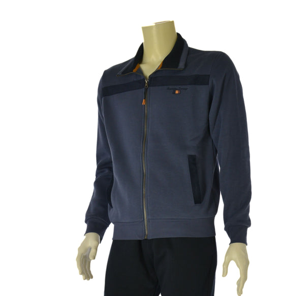 TUTA UOMO F.LLI CAMPAGNOLO FELPATA FULL ZIP TASCHE POLSINI ART. 8Q77557