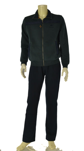 TUTA UOMO F.LLI CAMPAGNOLO FELPATA FULL ZIP TASCHE POLSINI ART. 8Q77557
