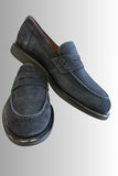 SCARPE UOMO NERO GIARDINI B.A.G.IN CAMOSCIO MOCASSINOMORBIDO PLANTARE ART 1400341U