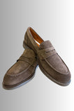SCARPE UOMO NERO GIARDINI B.A.G.IN CAMOSCIO MOCASSINOMORBIDO PLANTARE ART 1400341U