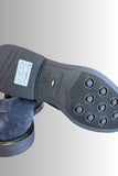 SCARPE UOMO NERO GIARDINI B.A.G.IN CAMOSCIO MOCASSINOMORBIDO PLANTARE ART 1400341U