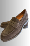 SCARPE UOMO NERO GIARDINI B.A.G.IN CAMOSCIO MOCASSINOMORBIDO PLANTARE ART 1400341U