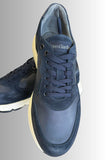 SCARPE NEROGIARDINI B.A.G.SNEAKER DA CITTA PELLE E CAMOSCIO STRINGATA ART 1500880U