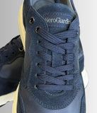 SCARPE NEROGIARDINI B.A.G.SNEAKER DA CITTA PELLE E CAMOSCIO STRINGATA ART 1500880U