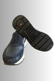 SCARPE NEROGIARDINI B.A.G.SNEAKER DA CITTA PELLE E CAMOSCIO STRINGATA ART 1500880U