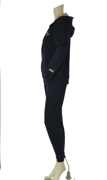 TUTA DONNA LONSDALE FELPATA FULL ZIP CAPPUCCIO TASCHE ART. 25264