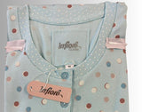 CAMICIA DA NOTTE DONNA INFIORE INTERLOCK COTONE TASCHINO FANTASIA ART. DRB633002