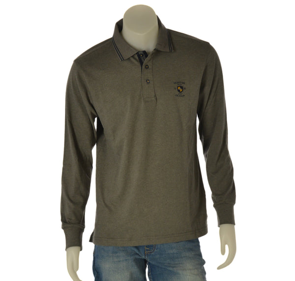 POLO UOMO IL GRANCHIO MANICA LUNGA CALDO COTONE ART. 53MGR111