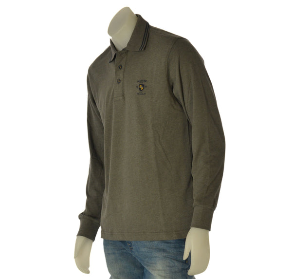 POLO UOMO IL GRANCHIO MANICA LUNGA CALDO COTONE ART. 53MGR111