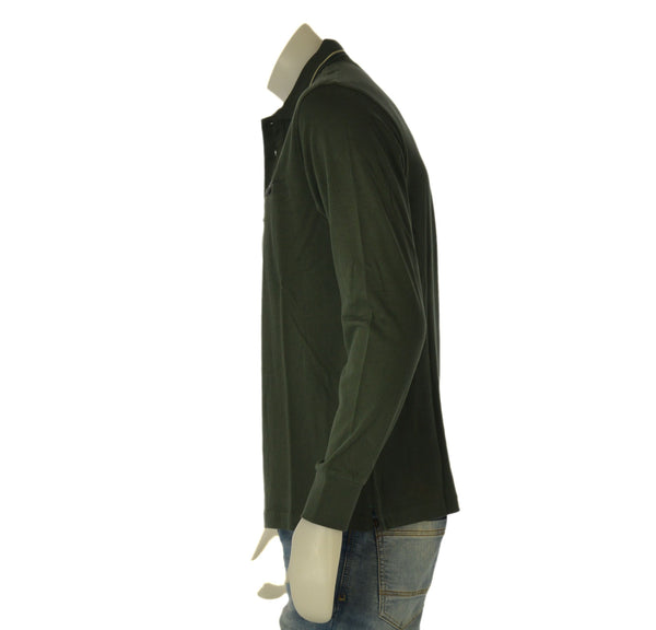 POLO UOMO IL GRANCHIO MANICA LUNGA CALDO COTONE TASCHINO ART. 53MGR112