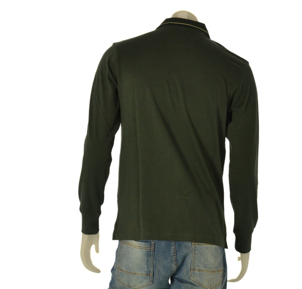 POLO UOMO IL GRANCHIO MANICA LUNGA CALDO COTONE TASCHINO ART. 53MGR112