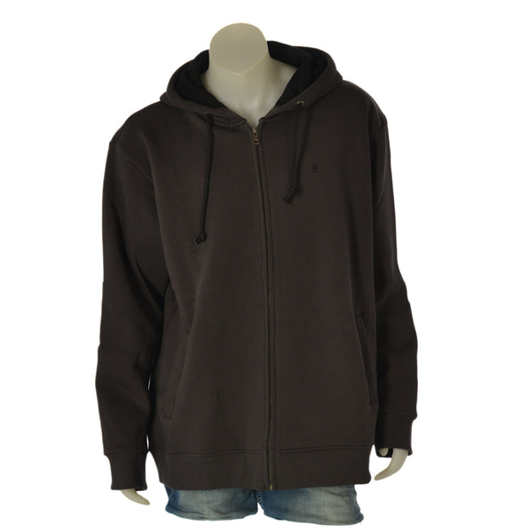FELPA UOMO COVERI TAGLIE OVER FULL ZIP CAPPUCCIO  TASCHE FELPATA LOGO ART. OFE4685