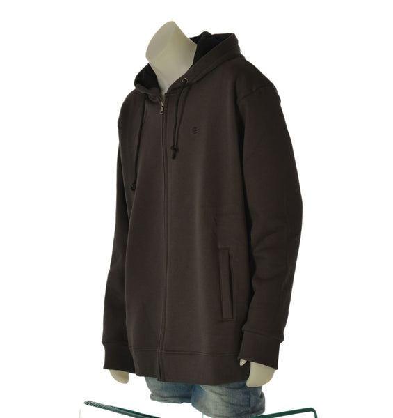 FELPA UOMO COVERI TAGLIE OVER FULL ZIP CAPPUCCIO  TASCHE FELPATA LOGO ART. OFE4685