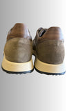 Scarpe Nero Giardini B.A.G. sneaker in pelle e camoscio lacci gomma sportiva art I50090U