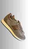 Scarpe Nero Giardini B.A.G. sneaker in pelle e camoscio lacci gomma sportiva art I50090U