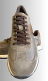 Scarpe Nero Giardini B.A.G. sneaker in pelle e camoscio lacci gomma sportiva art I50090U