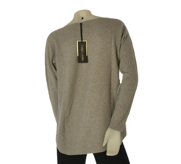 MAGLIONE DONNA CAROLA MARIA PARICOLLO ASIMMETRICO VISCOSA ART. CM09