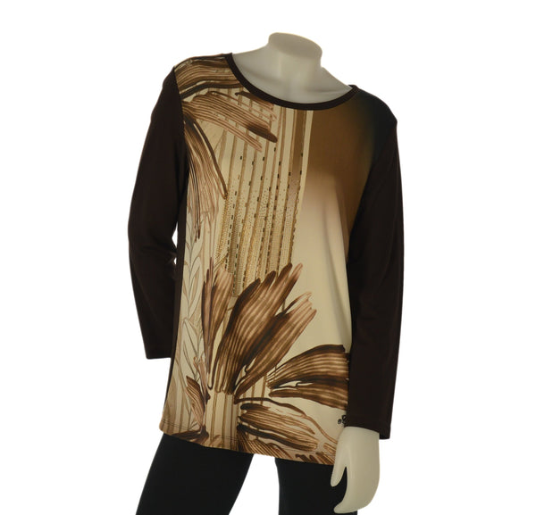 MAGLIA DONNA TAGLIE COMODE PERLA PARICOLLO FANTASIA STRASS ART.25689