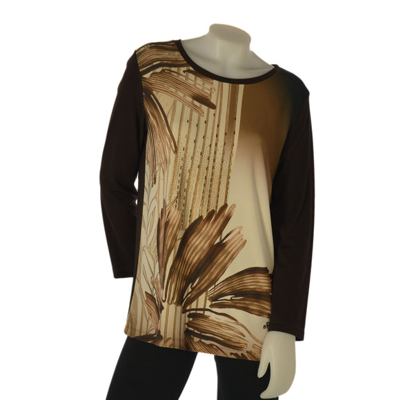 MAGLIA DONNA TAGLIE COMODE PERLA PARICOLLO FANTASIA STRASS ART.25689