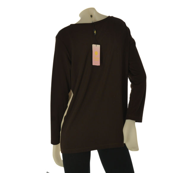 MAGLIA DONNA TAGLIE COMODE PERLA PARICOLLO FANTASIA STRASS ART.25689