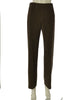 PANTALONE DONNA PERLA VELLUTO PALAZZO ELASTICO ART. 25631