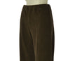 PANTALONE DONNA PERLA VELLUTO PALAZZO ELASTICO ART. 25631