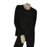 CARDIGAN DONNA COVERI FULL ZIP GIROCOLLO VISCOSA STRASS ART. DC1225