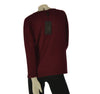 MAGLIONE DONNA COVERI GIROCOLLO SPACCHI APPLICAZIONE DEGRADE VISCOSA ART. DC1226