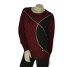 MAGLIONE DONNA COVERI GIROCOLLO STRASS FANTASIA VISCOSA ART. DC1247