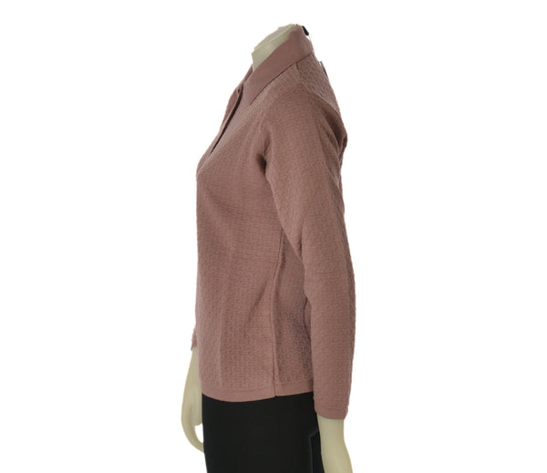 MAGLIONE DONNA ANNALISA BINETTI POLO BOTTONI LAVORATA MISTO LANA ART. 2516