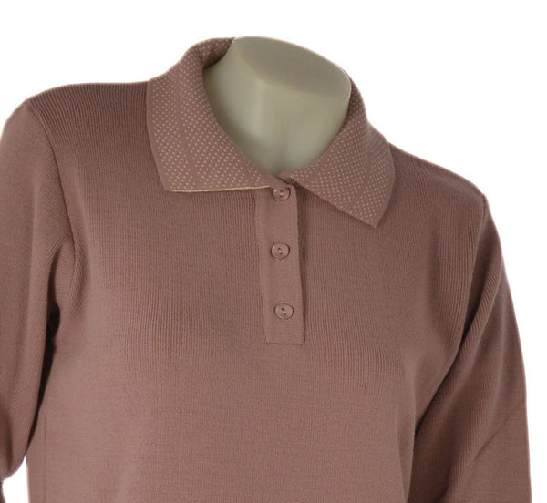 MAGLIONE DONNA ANNALISA BINETTI POLO BOTTONI MSTO LANA ART. 2294