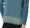 MAGLIONE DONNA ANNALISA BINETTI POLO BOTTONI LAVORATA  MISTO LANA ART. 2510