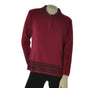 MAGLIONE DONNA ANNALISA BINETTI POLO BOTTONI LAVORATA  MISTO LANA ART. 2510