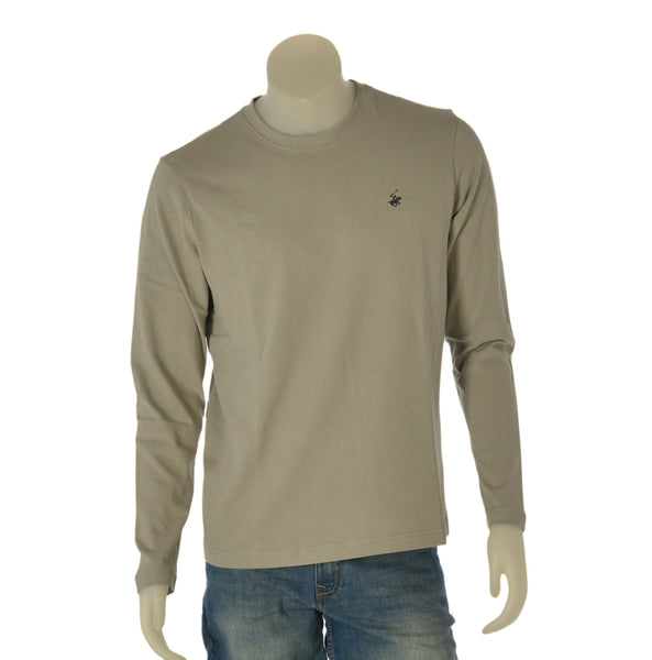 MAGLIA UOMO BEVERLY HILLS POLO CLUB CALDO COTONE GIROCOLLO LOGO ART- TS411147
