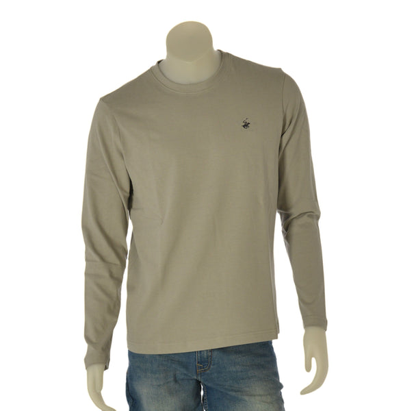 MAGLIA UOMO BEVERLY HILLS POLO CLUB CALDO COTONE GIROCOLLO LOGO ART- TS411147