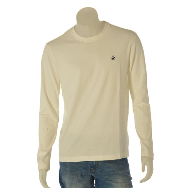 MAGLIA UOMO BEVERLY HILLS POLO CLUB CALDO COTONE GIROCOLLO LOGO ART- TS411147