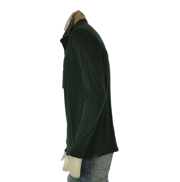 POLO UOMO BEVERLY HILLS POLO CLUB MANICA LUNGA CALDO COTONE LOGO ART. P427090
