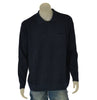 MAGLIONE UOMO RE DEL MARE TAGLIE OVER POLO TASCHINO MELANGE ROMBI ART. 225275X