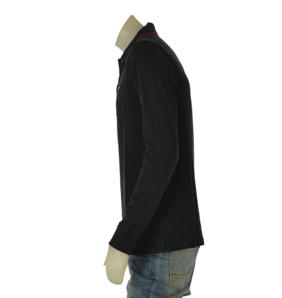 POLO UOMO BEVERLY HILLS POLO CLUB MANICA LUNGA POLSINI CALDO COTONE ART. P427094