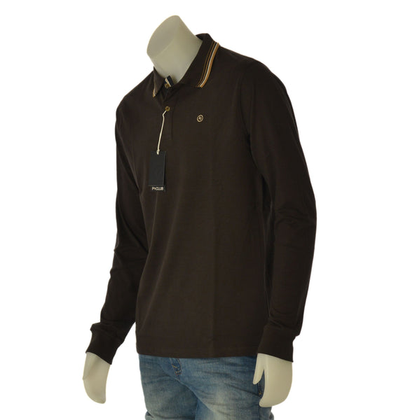 POLO UOMO P.CLUB MANICA LUNGA CALDO COTONE POLSINI ART. P227061