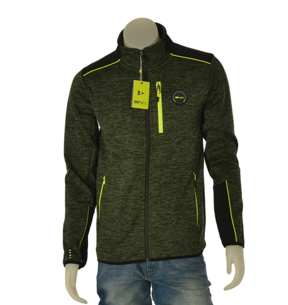 GIACCA UOMO SCUOLA NAUTICA ITALIANA FULL ZIP MAGLIA PILE TASCHE TECNICO ART. 149305