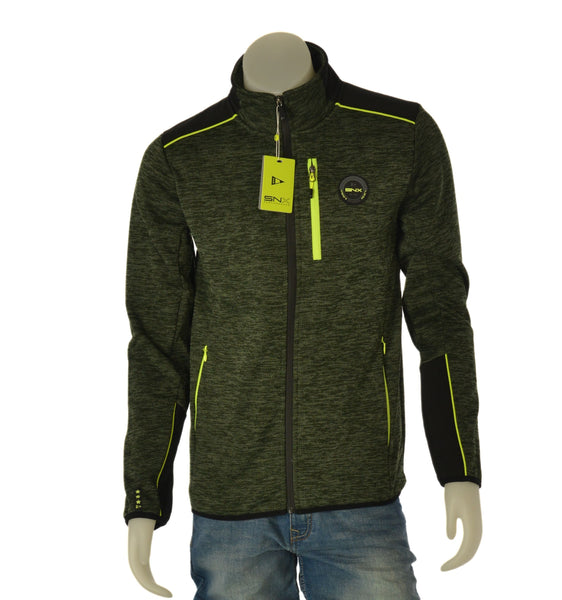GIACCA UOMO SCUOLA NAUTICA ITALIANA FULL ZIP MAGLIA PILE TASCHE TECNICO ART. 149305