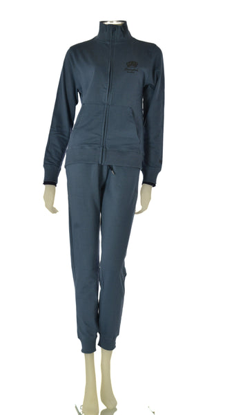 TUTA DONNA LONSDALE FELPATA FULL ZIP TASCHE POLSINI LOGO ART. 25261