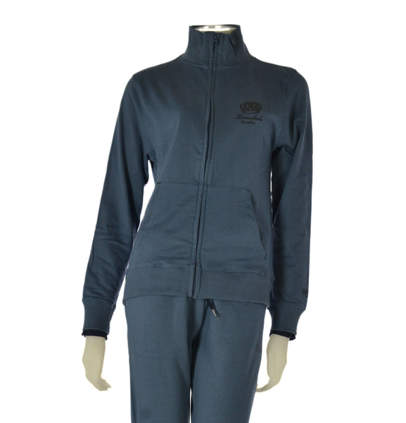 TUTA DONNA LONSDALE FELPATA FULL ZIP TASCHE POLSINI LOGO ART. 25261