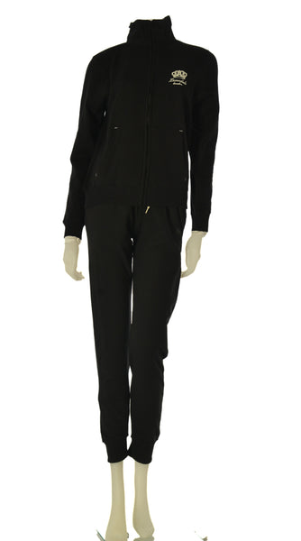 TUTA DONNA LONSDALE FELPATA FULL ZIP TASCHE POLSINI LOGO ART. 25261