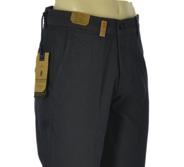 PANTALONI UOMO SEA BARRIER MICRO FANTASIA TASCHE FRANCESE CALDO COTONE ELASTICIZZATI ART. ROB-71
