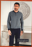 PIGIAMA UOMO NOTTINGHAM JACQUARD FANTASIA SERAFINO POLSINI ART. NPA009-JN