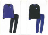 PIGIAMA UOMO HERMET INTER SERAFINO POLSINI CALDO COTONE LOGO ART. T10 1150